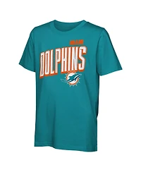 Outerstuff Big Boys and Girls Miami Dolphins the Mix Combo T-Shirt Set