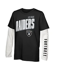 Outerstuff Preschool Las Vegas Raiders The Mix Combo T-Shirt Set