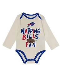 Outerstuff Baby Boys and Girls 3-Piece Royal Buffalo Bills Little Champ Set