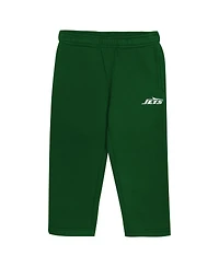 Outerstuff Toddler 2-Piece Green New York Jets Lineman Fleece Hoodie and Pants Set