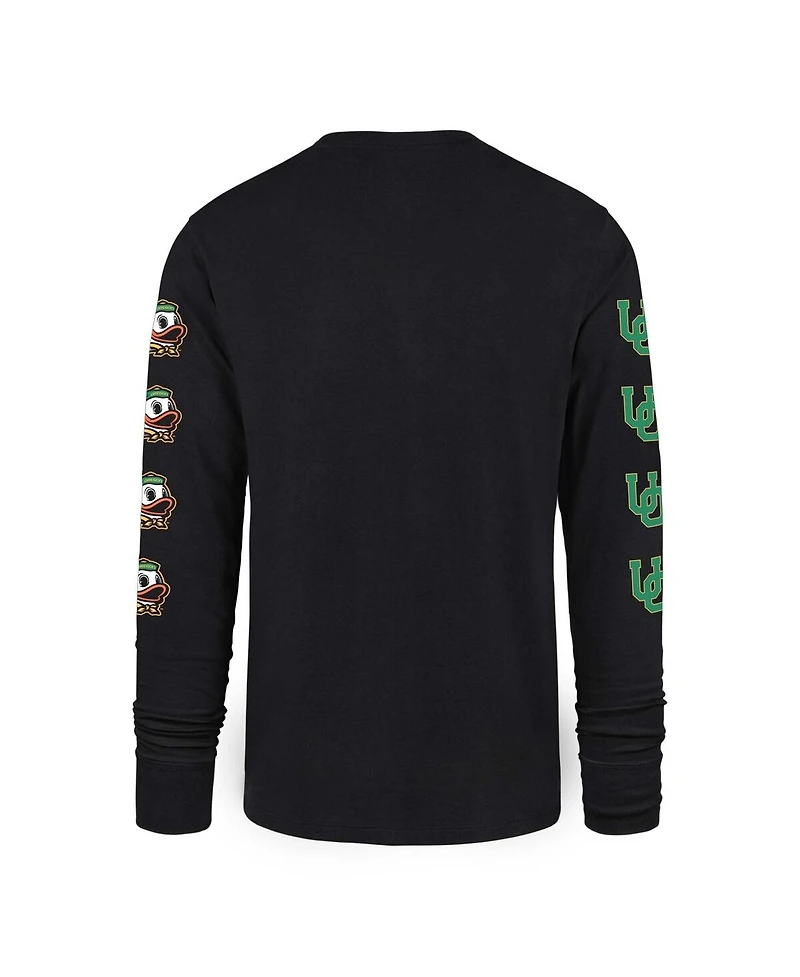 '47 Brand Men's Black Oregon Ducks Go Big Long Sleeve T-Shirt