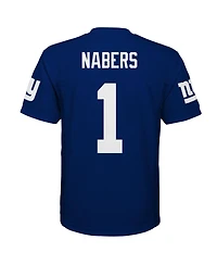 Outerstuff Preschool Malik Nabers Royal New York Giants Replica Player Jersey