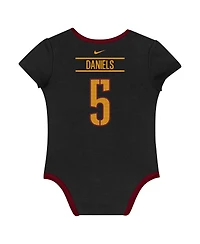 Nike Baby Boys and Girls 3-Pack Jayden Daniels Washington Commanders Name Number Bodysuit Set