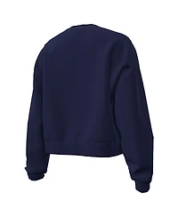 Under Armour Women's Navy Notre Dame Fighting Irish Essentials Icon Fleece Tri-Blend Sweatshirt