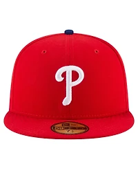 New Era Men's Bryce Harper Red Philadelphia Phillies 2025 Player's Weekend 59FIFTY Fitted Hat