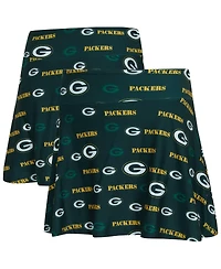 Concepts Sport Women's Green Bay Packers Mosaic Allover Print Skort