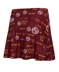 Concepts Sport Women's Burgundy Washington Commanders Mosaic Allover Print Skort