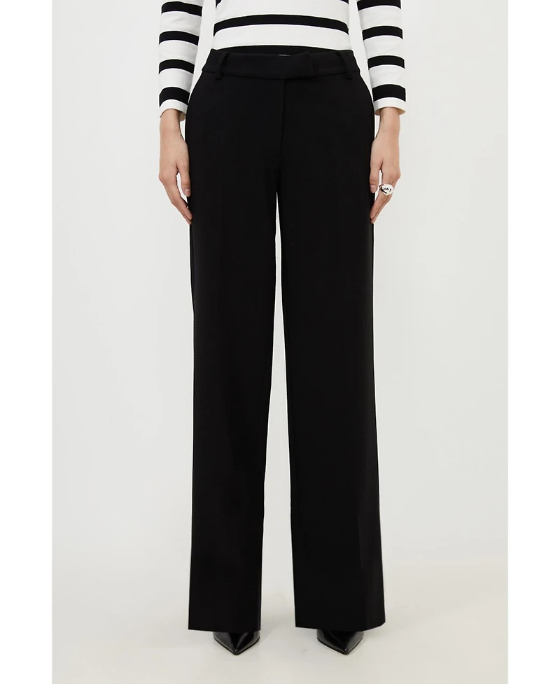 Karen Millen Women's Essential Tailored Straight Leg Pants