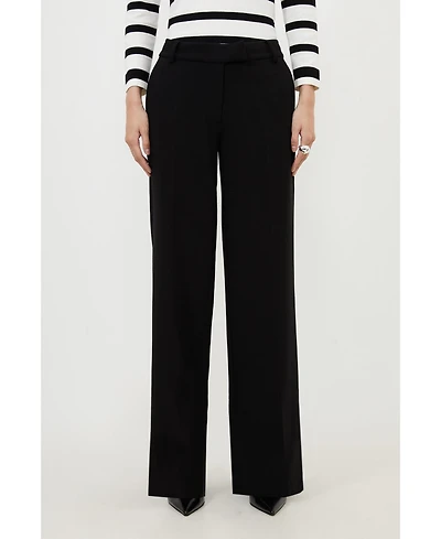 Karen Millen Women's Essential Tailored Straight Leg Pants