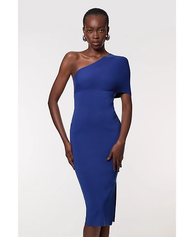 Karen Millen Knitted One Shoulder Dress