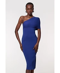 Karen Millen Knitted One Shoulder Dress