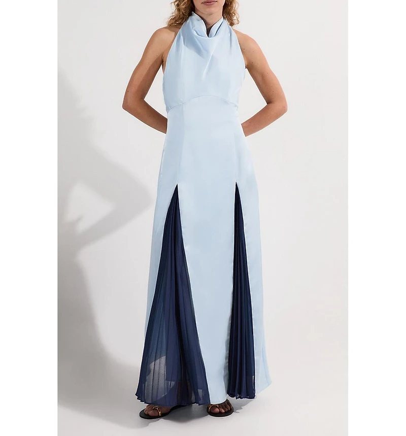 Karen Millen Women's Woven Satin Maxi Dress