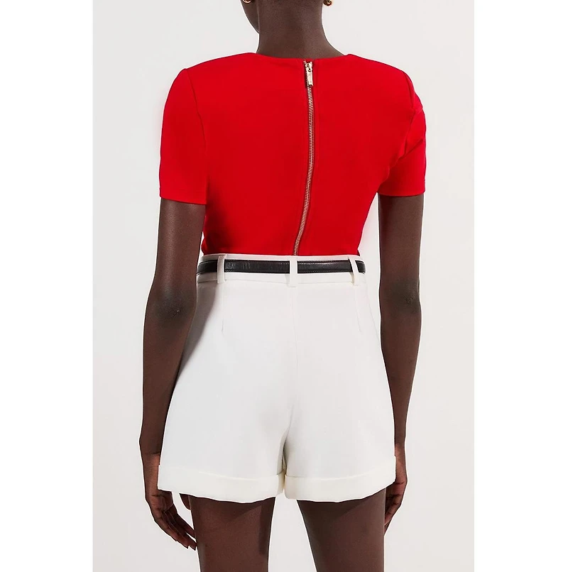 Karen Millen Women's Sweetheart Neckline Bodysuit