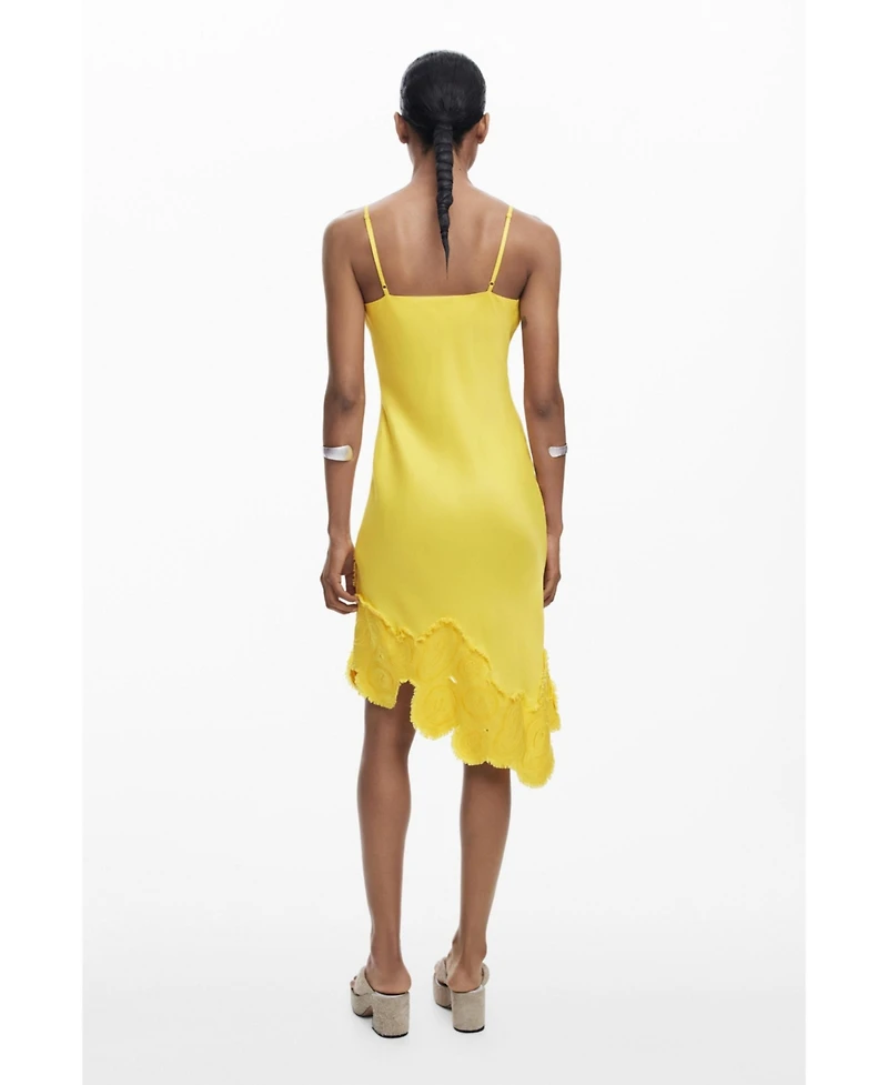 Desigual Women's Asymmetric slip dress