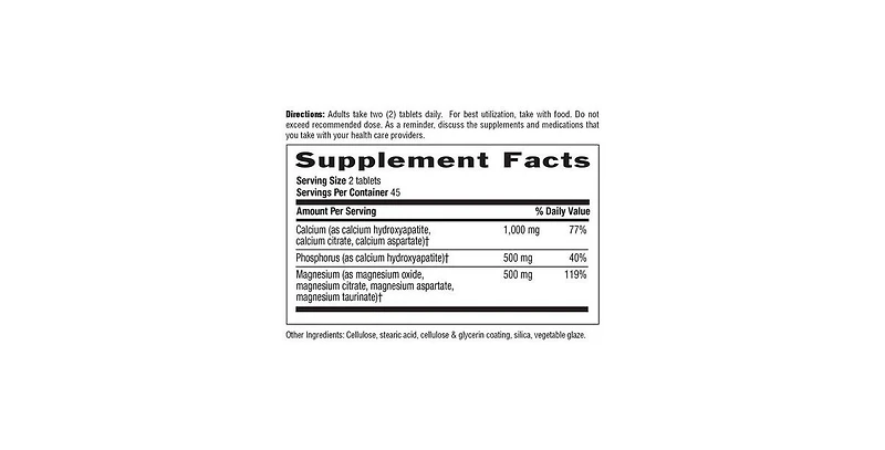 Country Life Target-Mins Calcium Magnesium, 90 Tabs