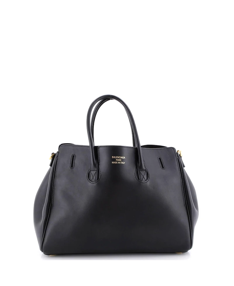 Pre-Owned Balenciaga Small Bel Air Carry All Bag Leather