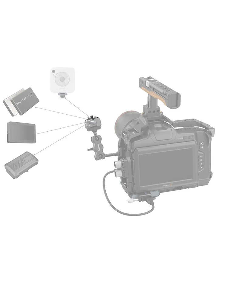 SmallRig Universal HawkLock Drop-In Mini Quick Release Plate with Locating Pins