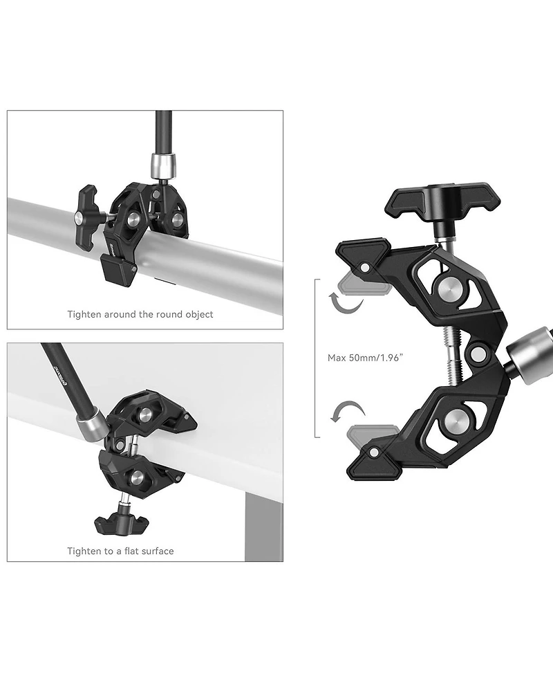 SmallRig SmallRig Crab-Shaped Super Clamp Kit with Magic Arm
