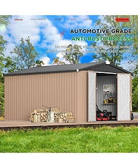 Aecojoy 10'x14' Outdoor Storage Shed