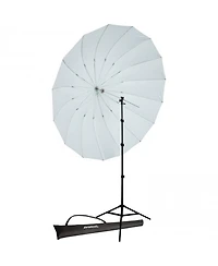 Westcott 7 Feet Parabolic Umbrella, White/Black