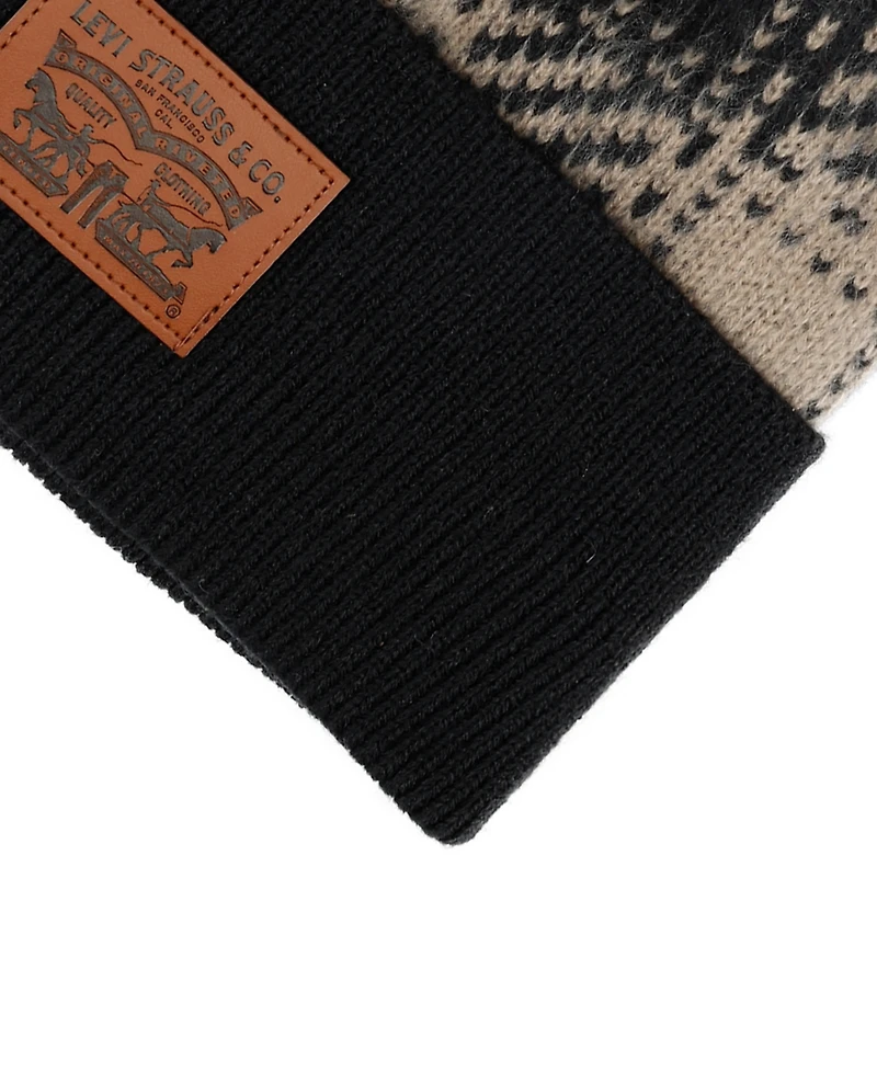 Levi's Men's Brushed Plaid Beanie