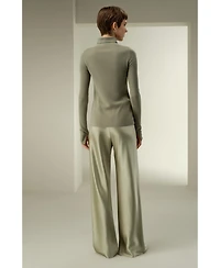 Lilysilk Slim Fit Silk Cashmere Sweater