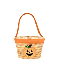 Bits & Bows Petite Jack-o-Lantern Halloween Pumpkin Tote in Orange