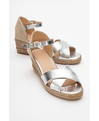 Miria Leather Platform Espadrille (Women)