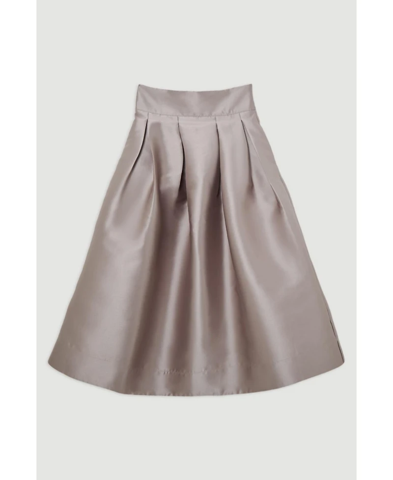 Karen Millen Women's Twill Woven Prom Maxi Skirt