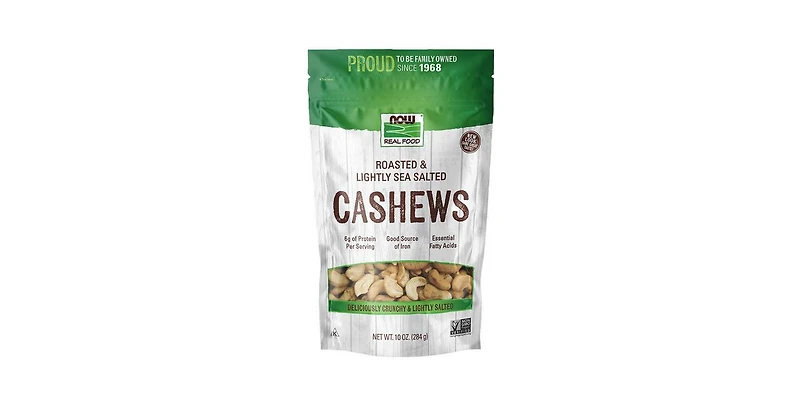Now Foods Cashews Roasted and Salted ,10 oz