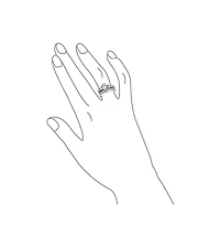 Bling Jewelry 3CT Classic Round Solitaire Cubic Zirconia With Cz Side Stone Princess Cut Band Promise Ring Set Sterling Silver
