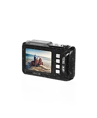 Minolta MN60WP Waterproof Dual Screen Digital Camera, Black