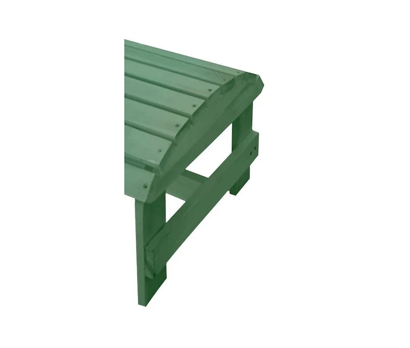 Jiallo Sea Green Adirondack Pine Ottoman