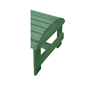 Jiallo Sea Green Adirondack Pine Ottoman