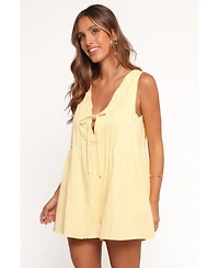 Petal and Pup Women's Kallie Tie Front Romper