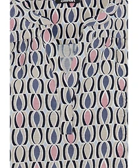 Olsen Retro Print Tunic Blouse