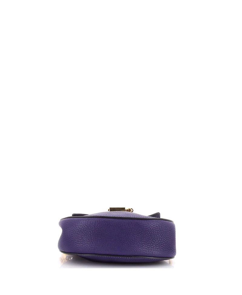 Pre-Owned Chloe Mini Drew Crossbody Bag Leather