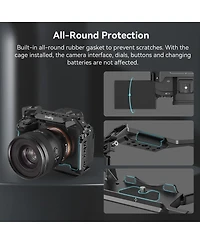 SmallRig 3667B Full Camera Cage for Sony Alpha 7R V/7 Iv/7S Iii/1/7R Iv