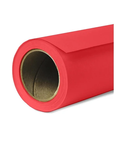 Savage Widetone Seamless Background Paper, 107" wide x 36' Primary Red, #8