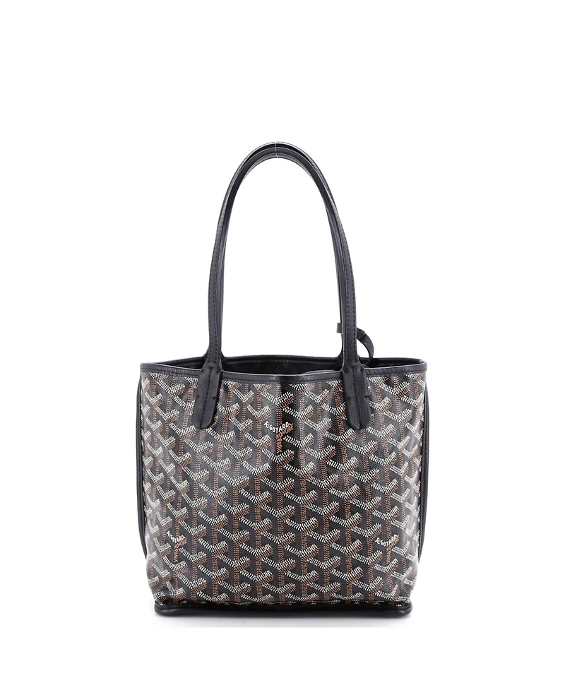 Pre-Owned Goyard Mini Anjou Reversible Tote Coated Canvas