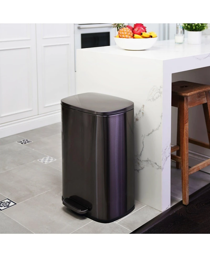 Qualiazero 50L / 13.2 Gal + 5L 1.3 Rectangular Step Can Combo