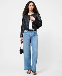 French Connection Women's Cropped Long Sleeve Jacket
