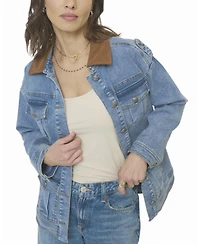 Central Park West Women's Dash Oversized Denim Jacket