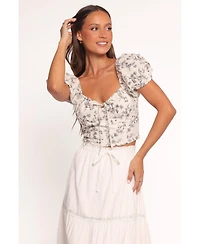 Petal and Pup Women's Monira Top - Brown Ivory Xl