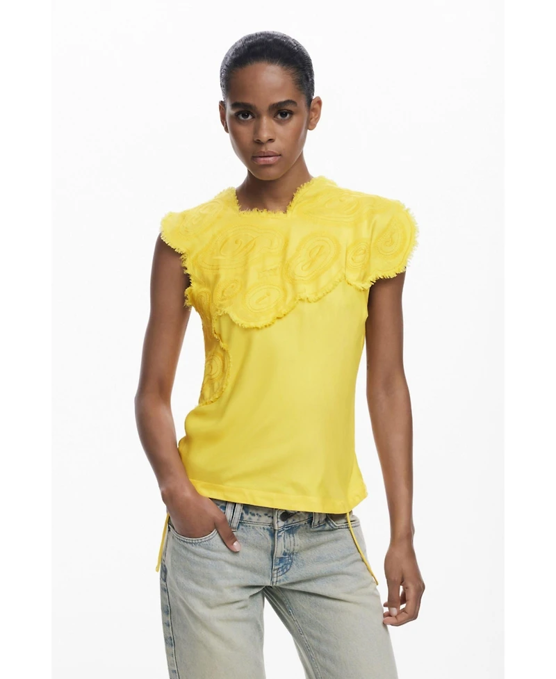 Desigual Women's Embroidered blouse