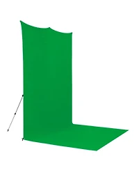 Westcott 8x13' X-Drop Pro Backdrop Kit with Stand, Chroma-Key Green Screen Sweep