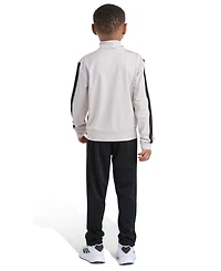 Adidas Toddler and Little Boys 2T-7 Two Piece Long Sleeve, Three Stripes Jacket Jogger Pant Set