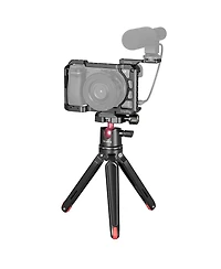 SmallRig Vlog Kit with Cage, Tabletop Mini Tripod and Cold Shoe Extension for Sony A6100/A6300/A6400/A6500