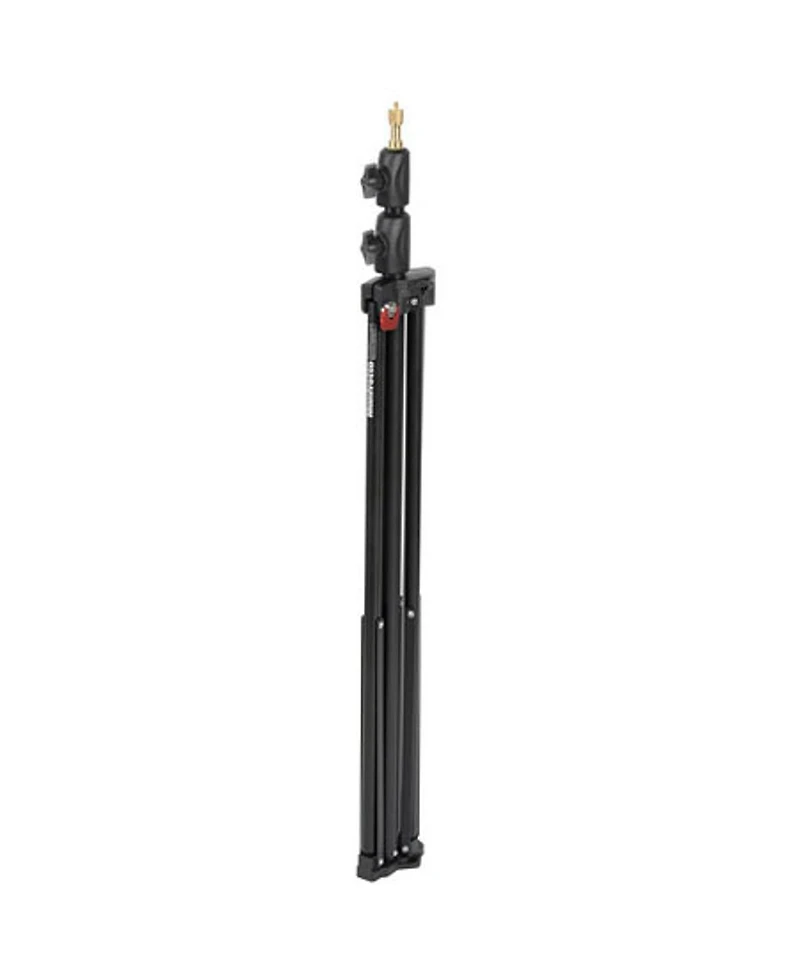 Manfrotto 1052BAC 93" Air Cushioned Aluminum Compact Stand with 3-Sections & 2 Risers, Black