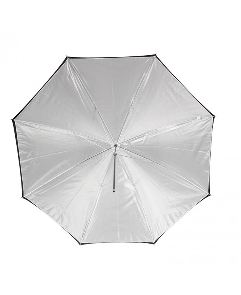Westcott 2012 32" White Satin Umbrella with Removable Black Cover